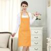 Pure Color Halter Sleeveless Pocket Housework Kitchen Cooking BBQ Work Apron