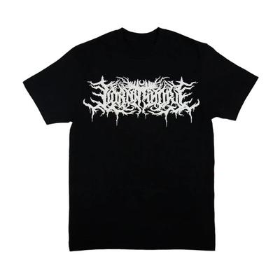 Lorna Shore Weißes Logo Grafikbedrucktes T-Shirt Unisex T-Shirt