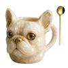 French Bulldog Mug Handmade Coffee Cup Novelty Tea Milk Mug Personalized Drinkware Gifts for Dog Lovers