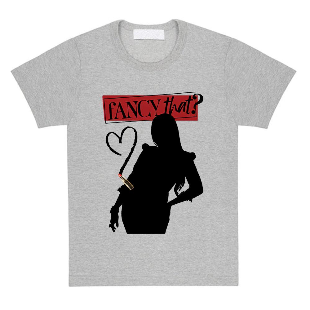 2025 Nova Camiseta Casual de Verão Manga Curta Estampada Algodão Corte Regular Gola Redonda Respirável Solta Unissex Camiseta Roupas Masculinas Femininas