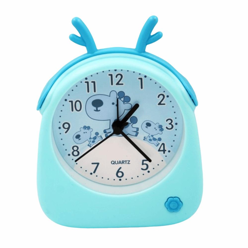 New Cute Animal Alarm Clock Cartoon Candy Colored Desk Clock Multi-scene Battery Operated Table Clock Bedroom Decoration