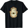 Hamsa Evil Eye Distressed Grunge Aesthetic T-Shirt