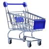 Hand Trolley High Simulation Decorative Mini Shopping Cart Storage Basket for Storing Pretend Toy