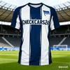 2026 Nuova Maglietta Sportiva Casual Uomo Donna Germania Hertha BSC Maglia da Calcio Casa Trasferta Adulto Bambini Magliette da Allenamento Genitore-Figlio