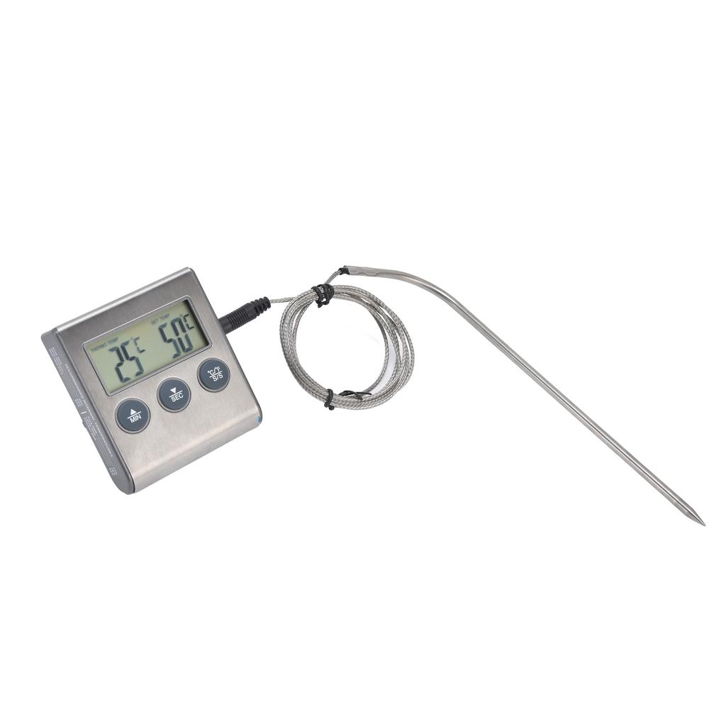 Digitale Touchscreen-Lebensmittelthermometer Hohe Genauigkeit Wasserdicht Tragbare Fleischthermometer für Kochen Grillen Küche