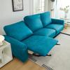 1/2/3 Seater Leather Like Recliner Sofa Covers Recliner Couch Covers4/6 8 Pieces Washable Stretch Reclining Sofa Slipcovers
