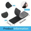 16pairs Heavy Duty Carpet Fixing Tape, Double Sided Adhesive Hook and Loop, Strong Hold Removable No Residue for Rugs Mats