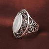 Women's Royal Style Hollow Big Resin Party Wedding Ring Jewelry AVE