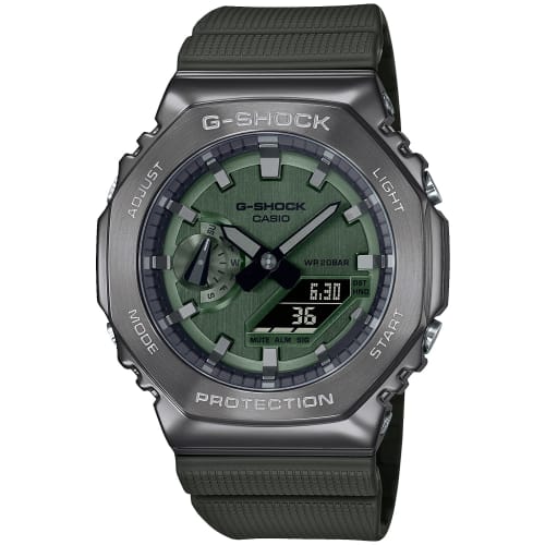 

Часы Casio G-Shock с металлическим покрытием GM-2100B-3AJF мужские зеленые