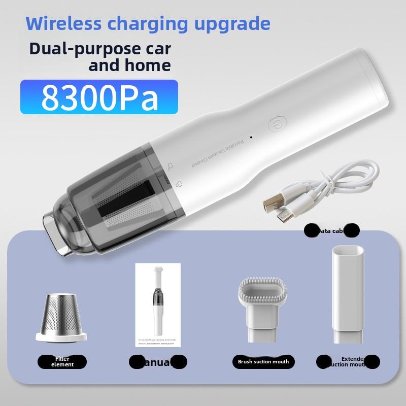 Home Car Dual Purpose Mini Portable Car Vacuum Cleaner Home Car Handheld Wireless Charging Vacuum Blowing Dual Purpose