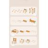 Wooden Building Blocks Set Toddler Natural Wood Block Montessori Learning Toy Stacking Toys Building Blocks Gifts for Kids Age 3