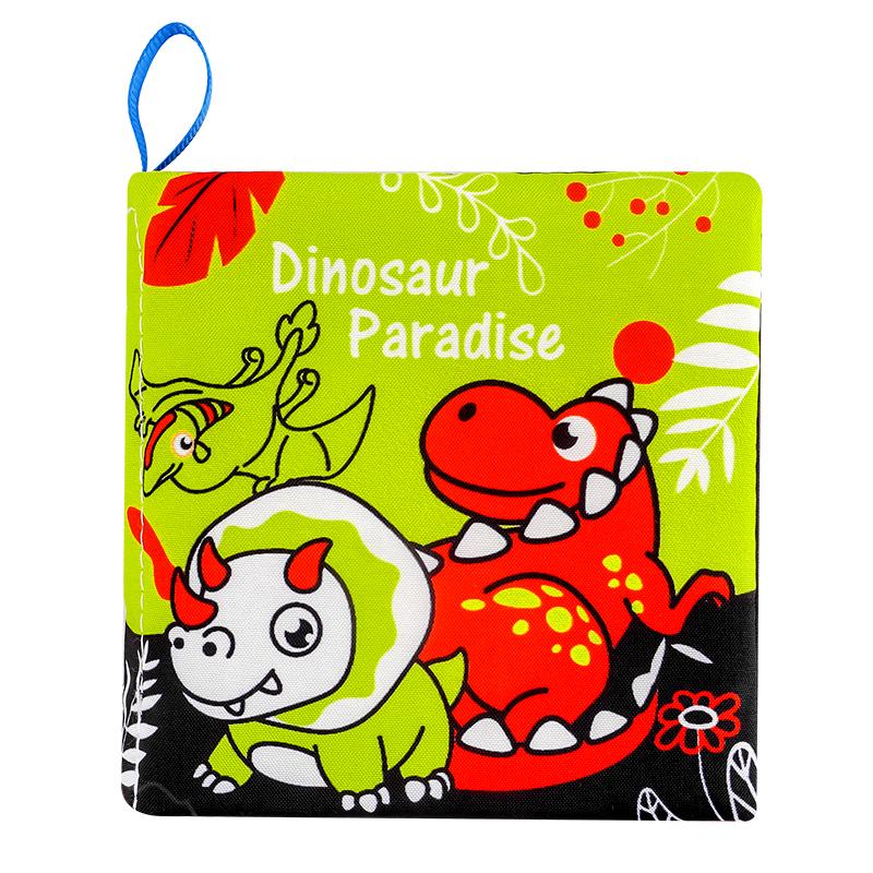 Soft Infant Cloth Book Colourful Baby Learning Featuring Touch & Crinkle Sounds Early Education Toys YY18 (1pc)