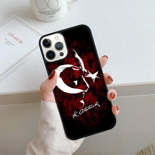 Mustafa Kemal Ataturk Phone Case For iPhone 17 Air 13 12 14 15 16  Cover For Apple 14 15 16 Pro Max Plus Coque