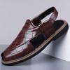2026 New Arrival Casual Leather Sandals  N-slip Walking Shoes High Quality Comfy Mens Flat Designer Shoes Outdoor Shoes