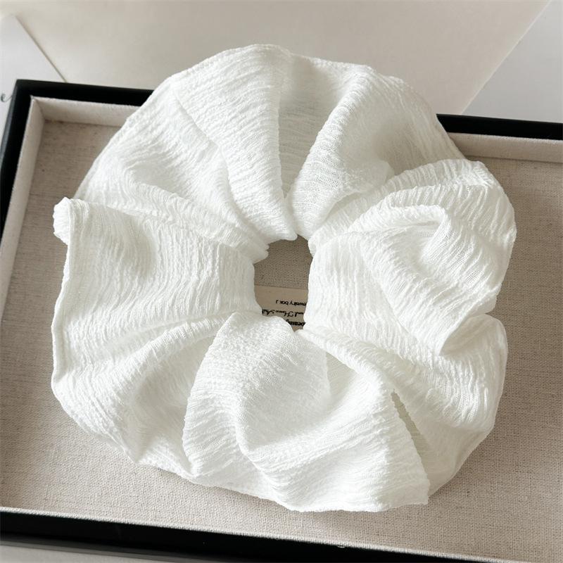 

High-End Aura Hollowed-Out Pleated Bun Hair Tie Accessory