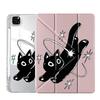 Jumping Cat Y-Fold Holder Cover Tablet Case For iPad Pro 2025 Mini 6 7 Air 4 5 M3 M2 1 2 M4 11inch Pro 11th 10th 9th 8th 7th