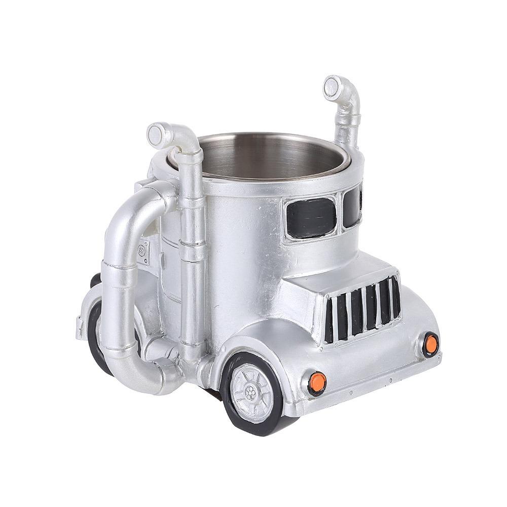 Durable Truck Coffee Mug 11 Ounces Handcrafted Coffee Cup Semi-trailer Shaped Semi Truck Semi-Truck Coffee Mugs Men Coffee Cup