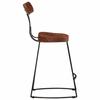 VidaXL Bar Stools Set of 2 49x43x79 Cm Solid Mango Wood, Chair, Kitchen Bar Chair, Bistro Chair 4013526