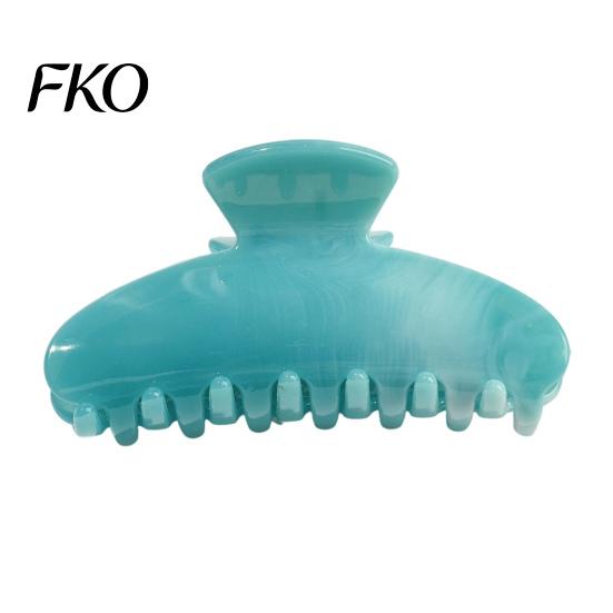 Damage-free Hair Clip Back Head Claw, Macaron Color Shower Clip, Smooth Surface Large Long Claw Anti-Slip Teeth Accessory for Buns Commuting