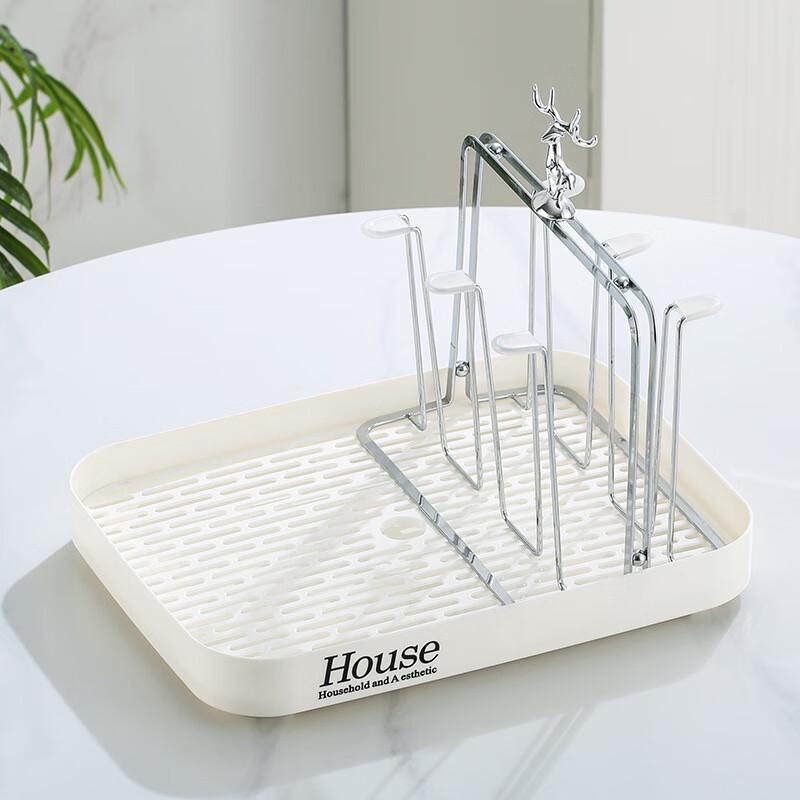 

Elk Design Hanging Glass Cup Holder