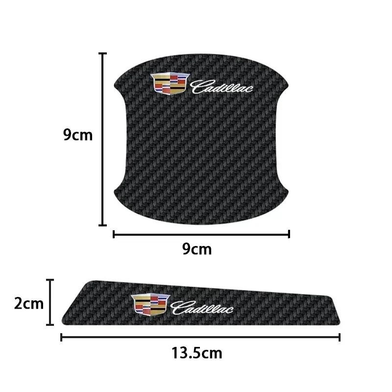 Luminous Car Door Handle Stickers Anti Scratches Decals for Cadillac Escalade CTS ATS SRX XT4 XT5 XT6 STS XTS SLR CT4 CT5 CT6