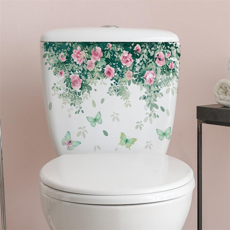 30*25Cm Rostlina Květina List Samolepka na Zeď Kreativní Dekorativní Toaleta Restaurace Koupelna Komerční Samolepka na Zeď