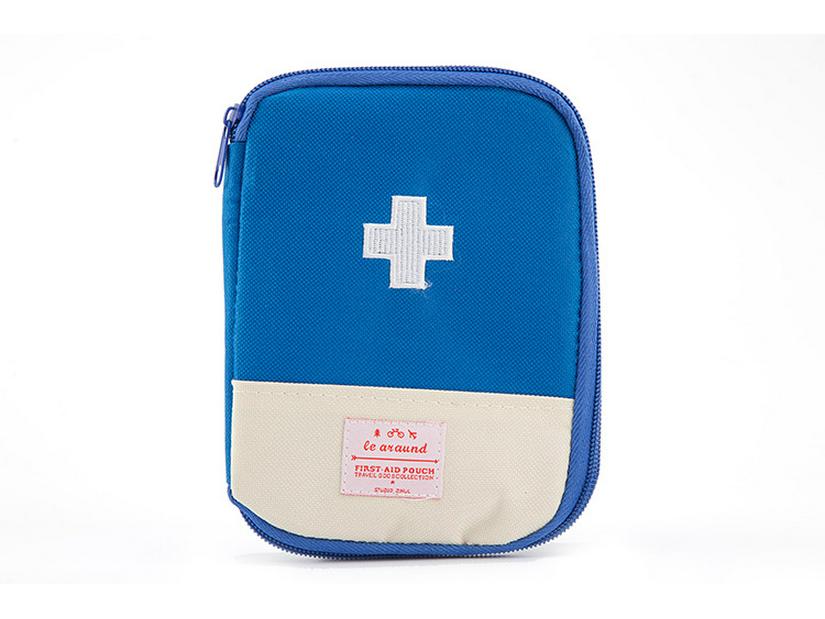 Compact Travel Medicine Storage Bag - Mini Pocket Pill Organizer