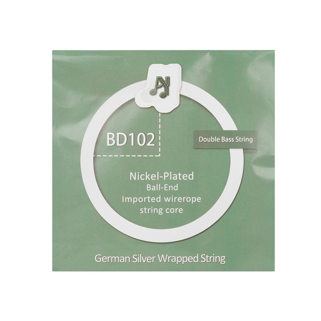 BD102 4-string Double Bass String Set Steel-Nickel Winding String Rust-resistant Durable String for