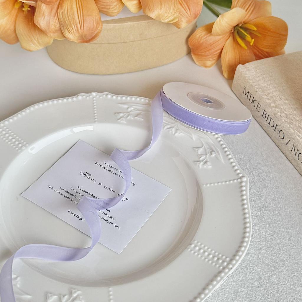 1cm Bubble Yarn  Ribbon  Lace  Flower Snow Yarn  Bow  Tie  Bouquet  Webbing  and Colorful Ribbon Packaging