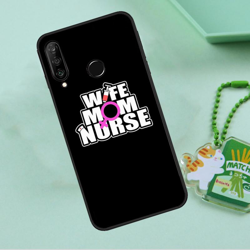 Stethoscope Heart Nursing Nurse For Huawei Nova 12i 12s 7i 8i 11i 9 10 SE Y90 Y60 Y70 Y72 Y61 Y91 P30 P40 Lite P60 Pro Case
