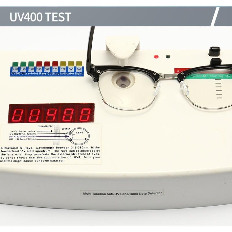 Pochromic Glasses Anti Radiation Metal Anti Blue Light Eyeglass for Women Men Replaceable Lens Glasses