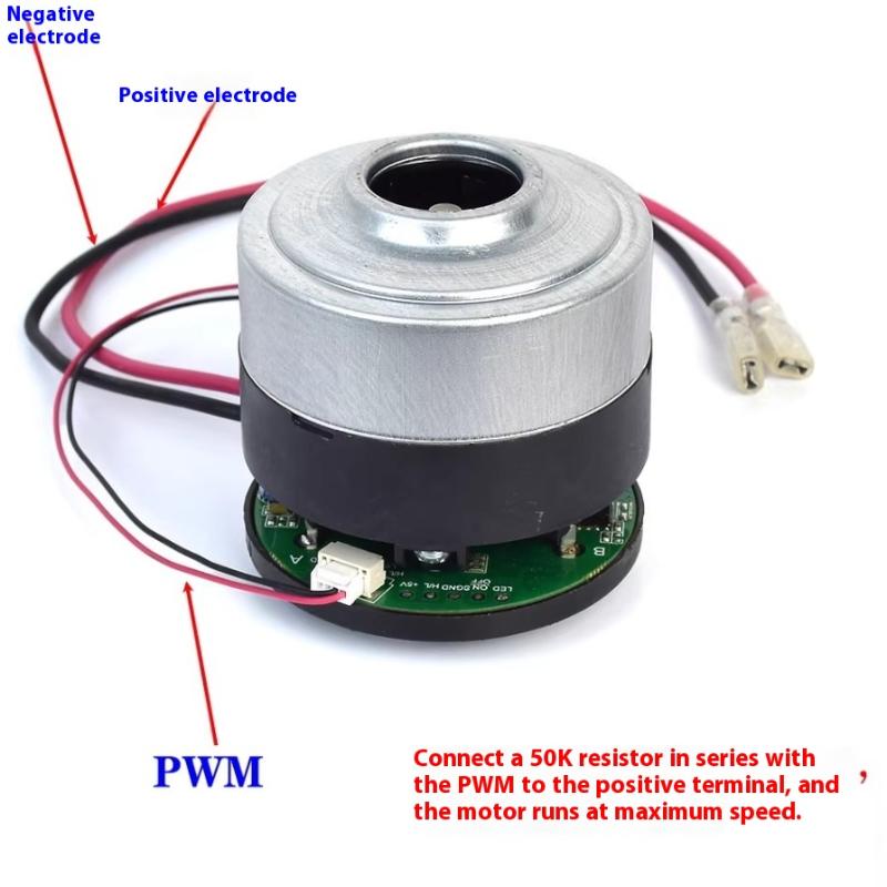 1 Stück Staubsaugerzubehör Mikro 55mm DC 28,8V 29,6V 350W Ultra-Hochgeschwindigkeits-Hochleistungs-Bürstenmotor Eingebauter Antrieb