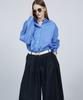 Meuameu Signature Unbalance Pin Tuck Flare Slacks