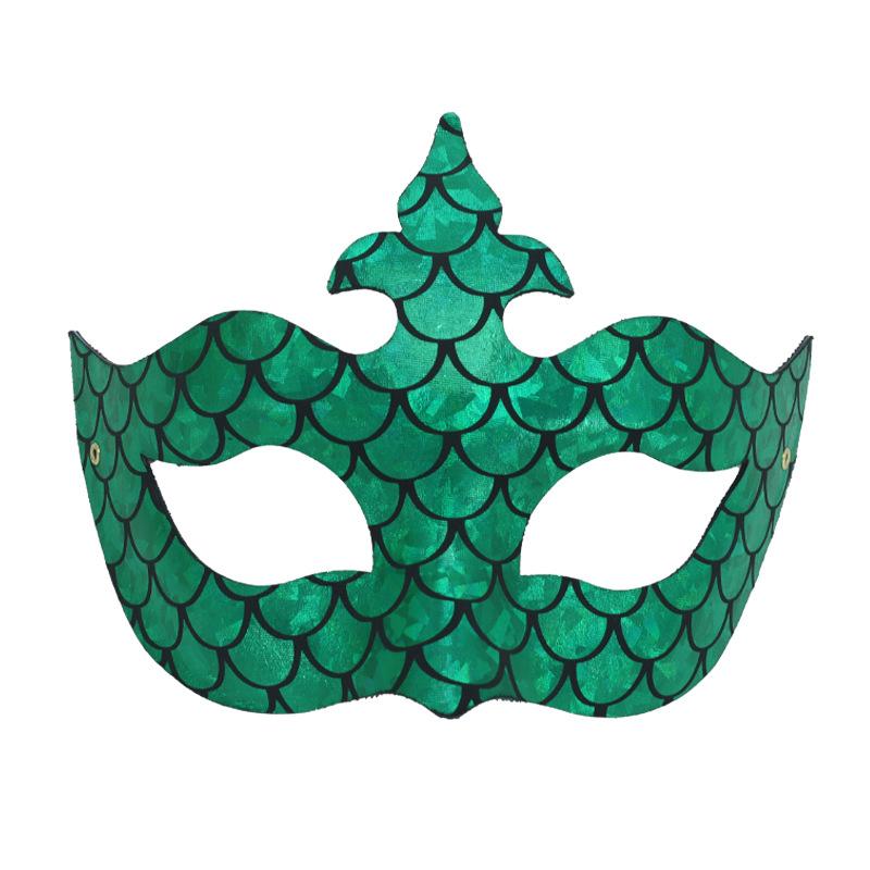 Party Mask Intricate Prom Costume Mask Mermaid Mask Versatile For Performance Cosplay Masquerade Balls