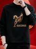 Men's 2026 Year of the Horse Chinese Red Hoodie - Trendy and Versatile Fashion Top