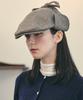 Bajal Va Embroidered Fly Hunting Cap Grey