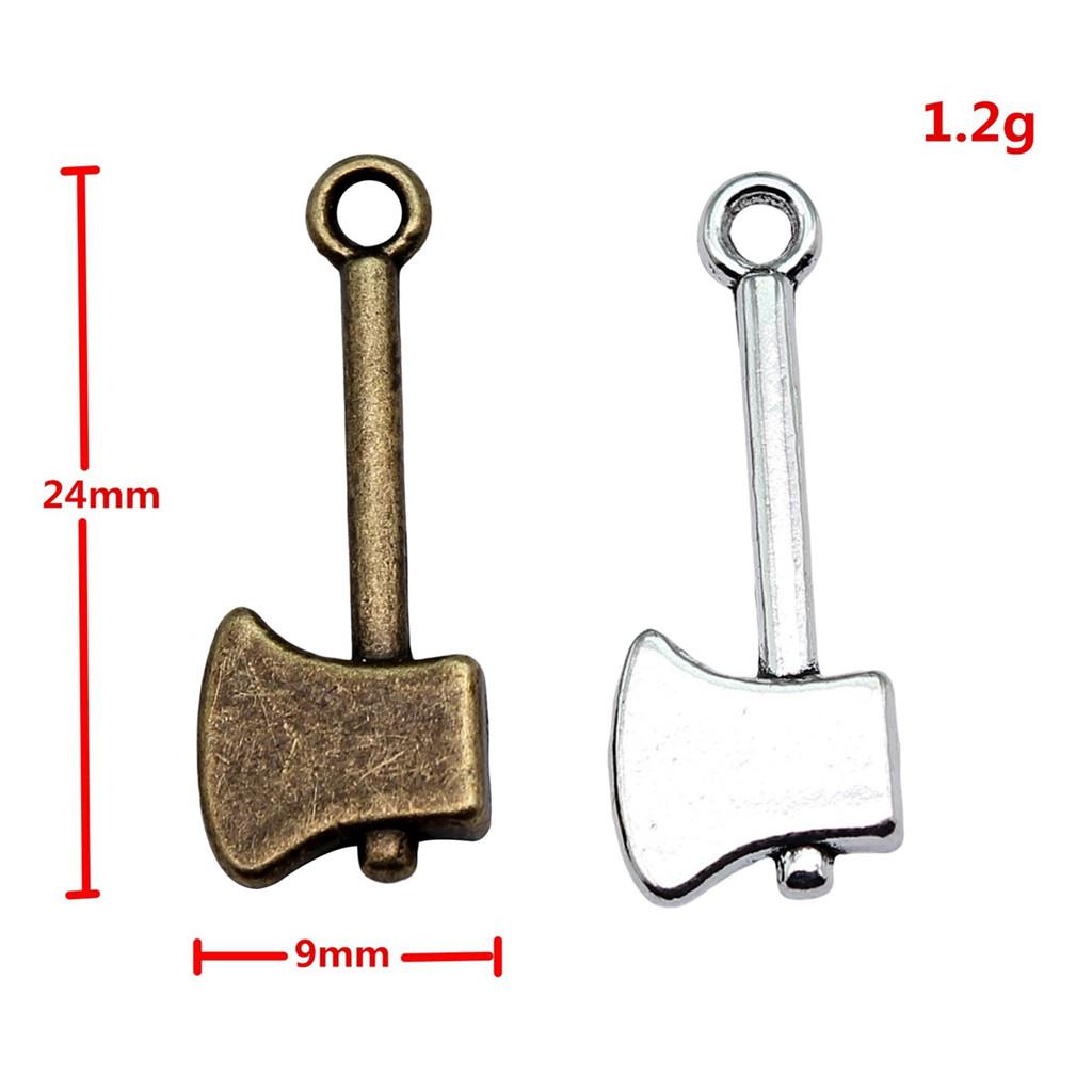 Hammer Charms Multi Color Alloy Pendants For Tool & Construction Themed Jewelry