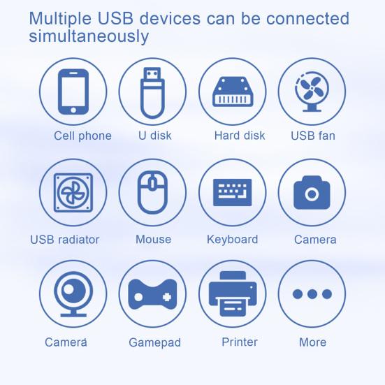 Estação de encaixe USB para laptop em formato de gato preto 3 em 1 multiporta USB 2.0 de alta velocidade USB tipo C Hub adaptador acessórios para PC