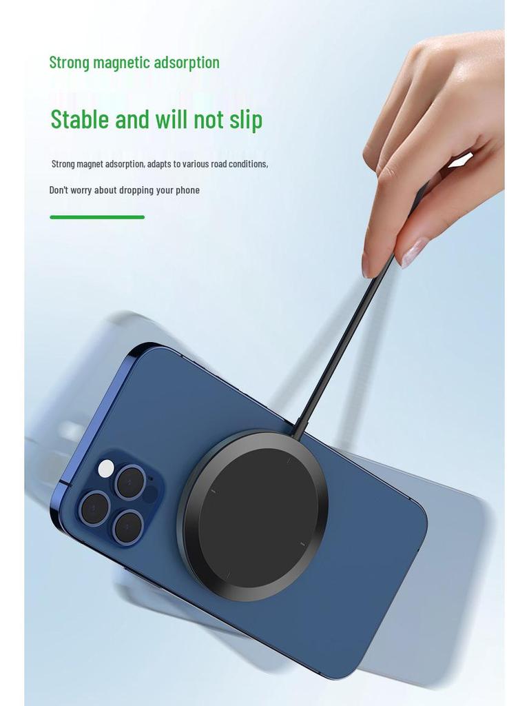 Apple 12 Wireless Fast Charger & Magnetic Air Vent Clip Holder