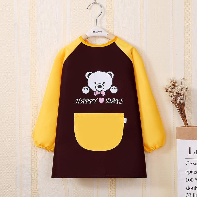 Children s Waterproof Long Sleeve Art Smock with Logo Small 2-4 Years