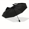 Drummer KISS Automatic Folding Cute Windproof Umbrella with Sturdy Iron Frame, Portable Compact Travel Umbrella All-Season Use Parties 0807062