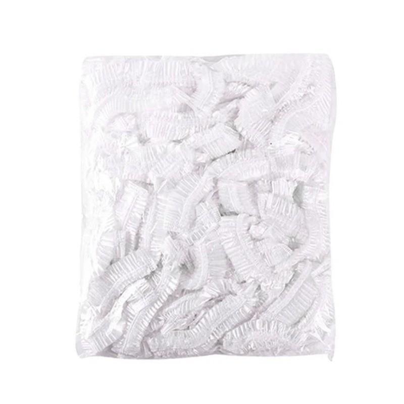 

Прозрачный белый одноразовый пищевой чехол для хранения свежих продуктов, сумка для хранения фруктов и овощей, кухонные принадлежности 100PCS