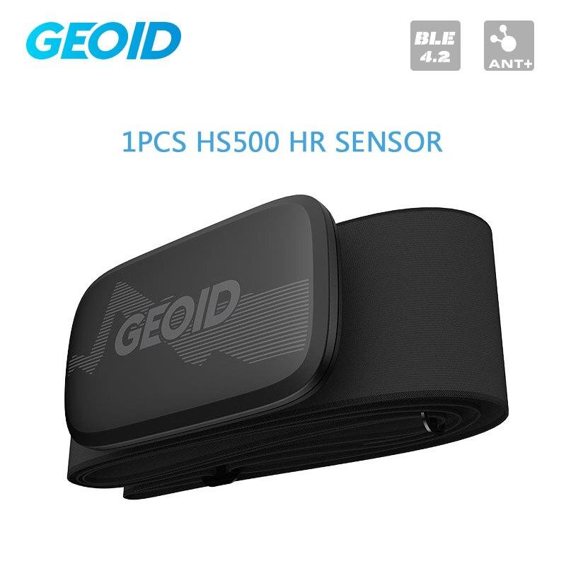 

GEOID HS500 Heart Rate Monitor Fitness Equipment Ant Bluetooth Heart Rate Sensor with Chest Strap Tracking LED Light HS500 HR Sensor