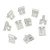 Parts Retainer Clip Replacement Silver Vehicle 10pcs/kit