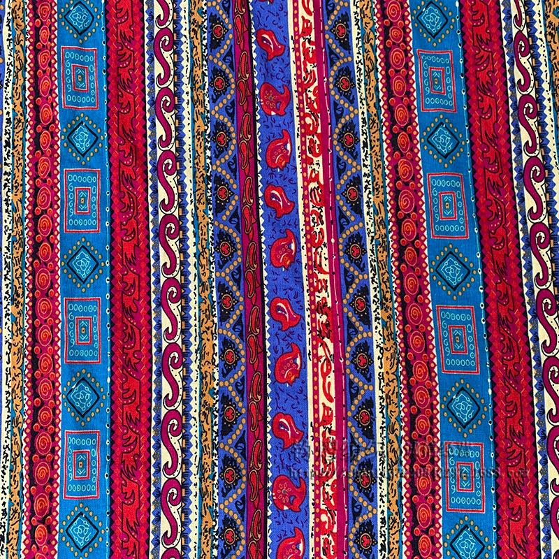 100x145cm Ethnic Printed aborigines Characteristic Cotton Fabric For DIY Decoration Textile Sewing Quilting Fabrics Tablecloth