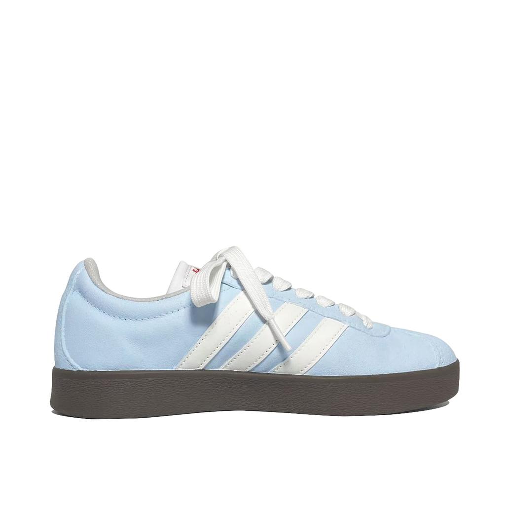 Adidas VL COURT 2.0 Blue Light Coverage Quick Dry Lightweight Low top Skateboard Shoes Unisex Blue White HQ1802(Team847-)
