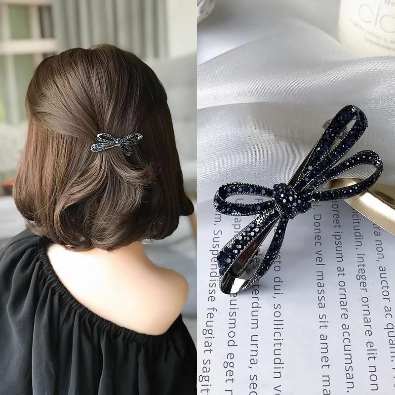 Stylish Alloy Bow Hair Clip – Trendy Adult Hair Accessory