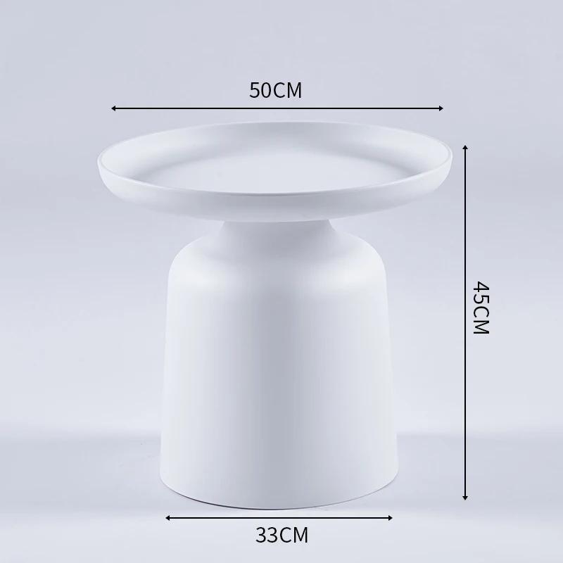 Designer Coffee Table Creative Personality Mini Simple Nightstand Minimalist Modern Nordic Wrought Iron Art Side Round Tea Table