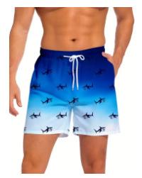 2025 summer shorts, beach clothes with 3D prints, men s outdoor sexy breathable shorts S