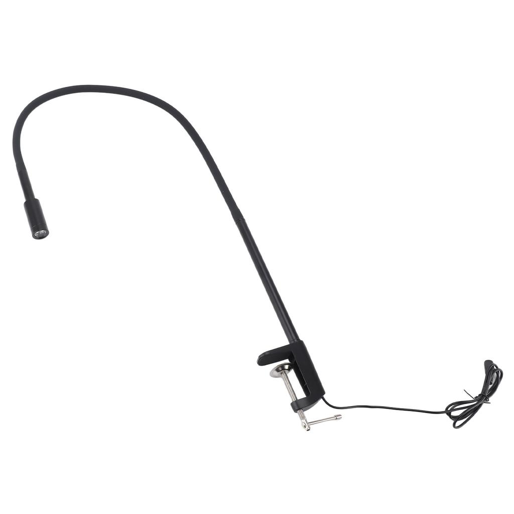 UV LED Schreibtischlampe Nagel Wimpern Lampe mit flexiblem Schwanenhals Klemme Fußpedalsteuerung Tragbar Kleber